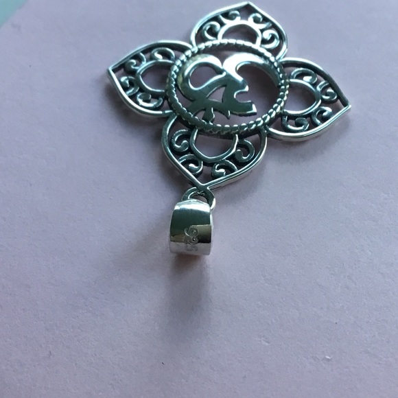 Sterling Silver Om Necklace - Picture 15 of 15